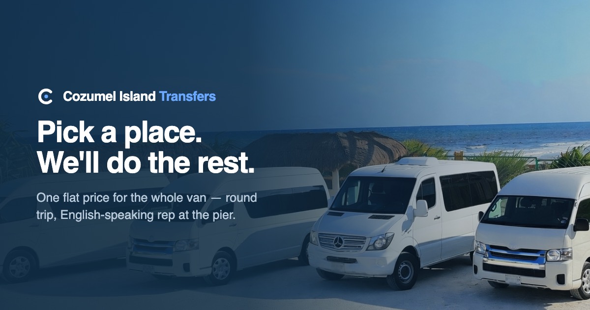 Cozumel Island Transfers