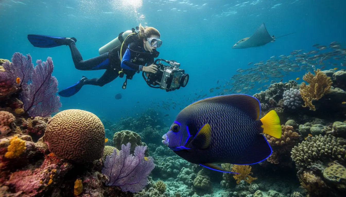 Reef fish identification on a Cozumel reef