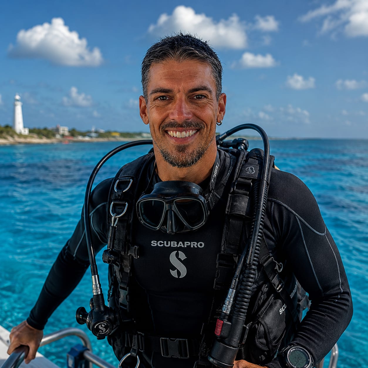 Daniel Lomonaco — freelance dive professional in Cozumel, Mexico — gallery photo