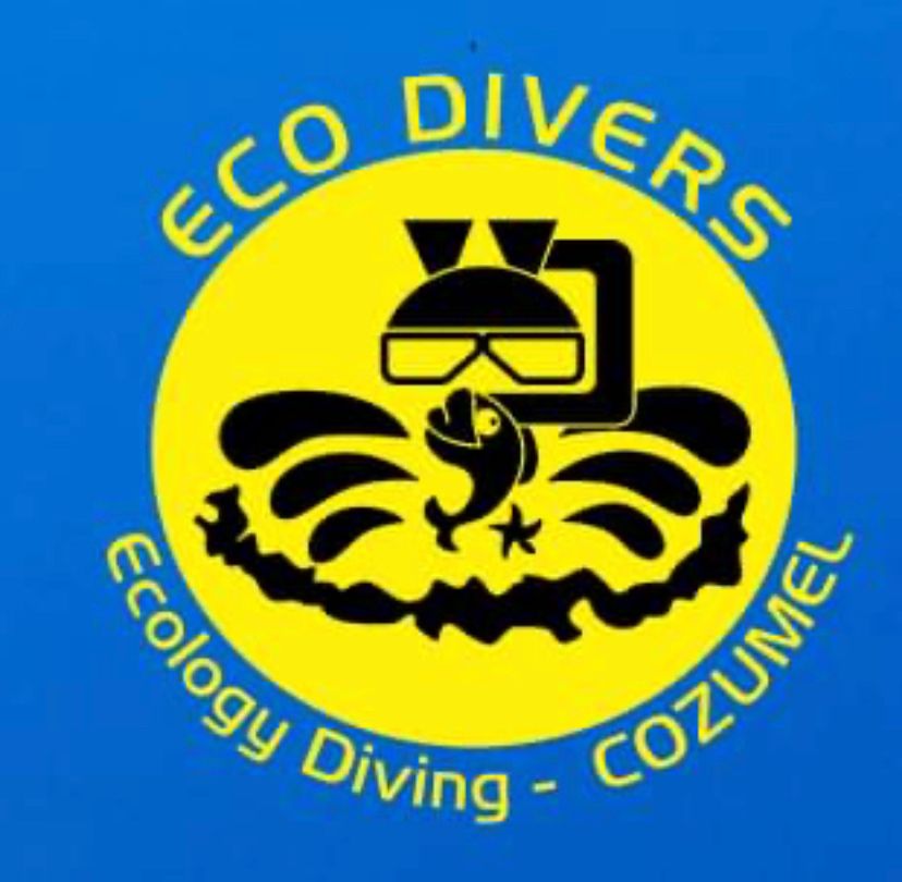 Eco Divers Cozumel dive center logo, Cozumel, Mexico