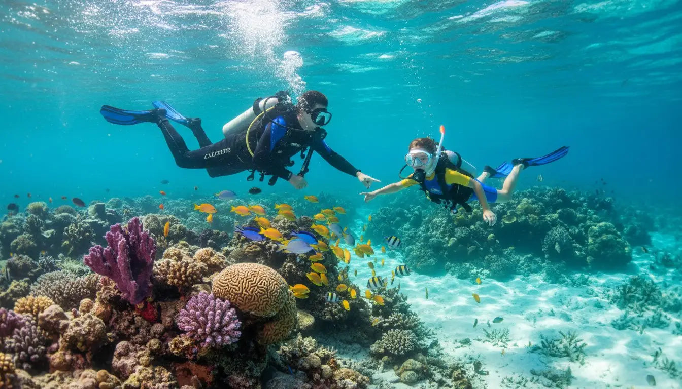 Family friendly scuba diving in Cozumel