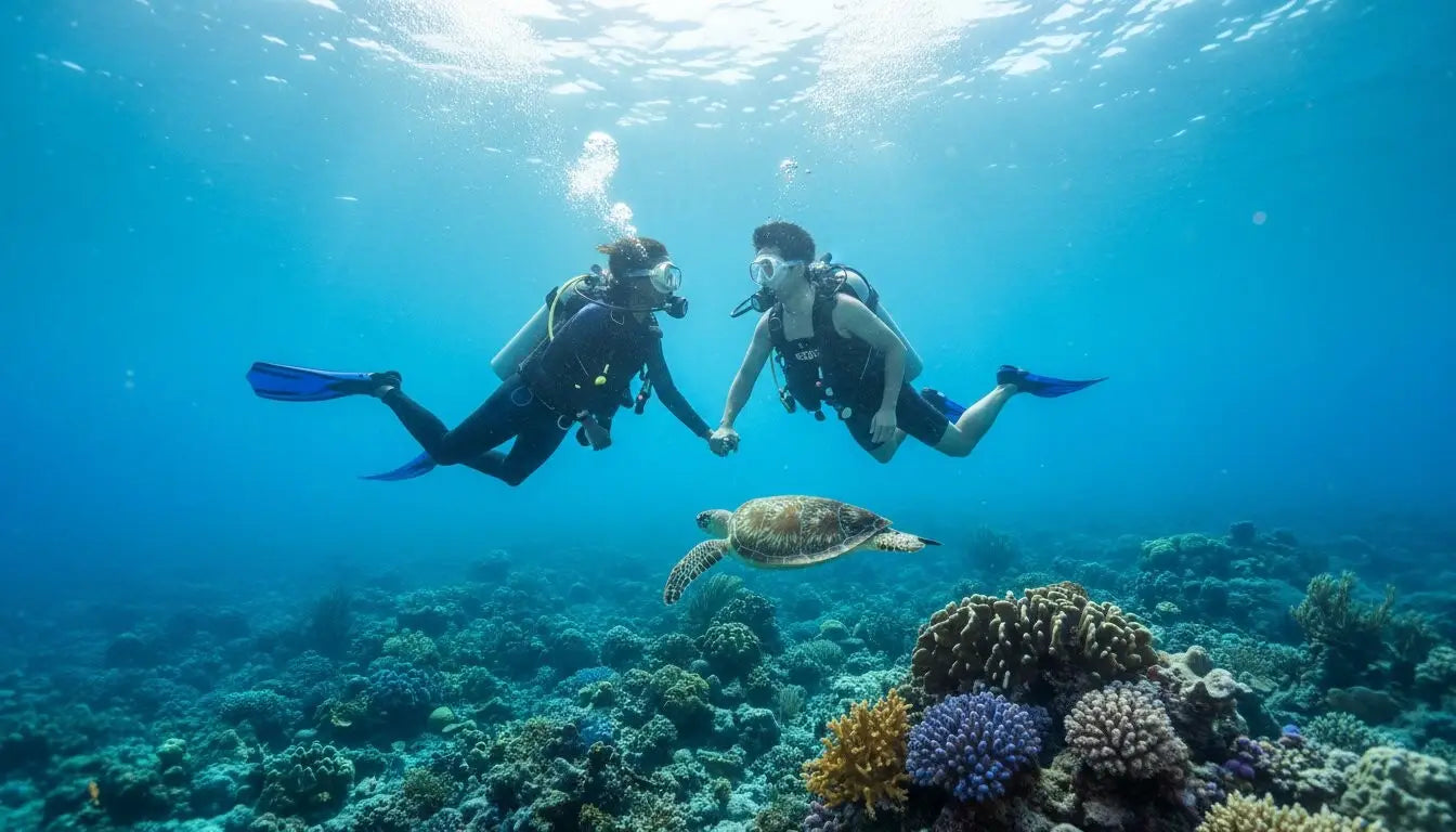 Getting scuba certified on a Cozumel honeymoon