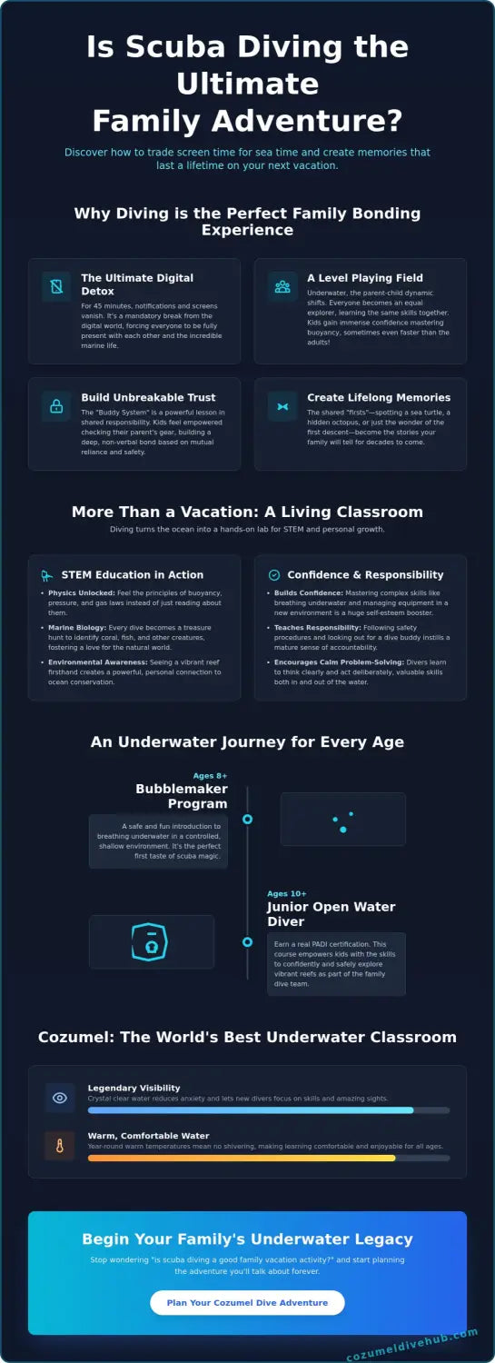 Is scuba diving a good family vacation activity