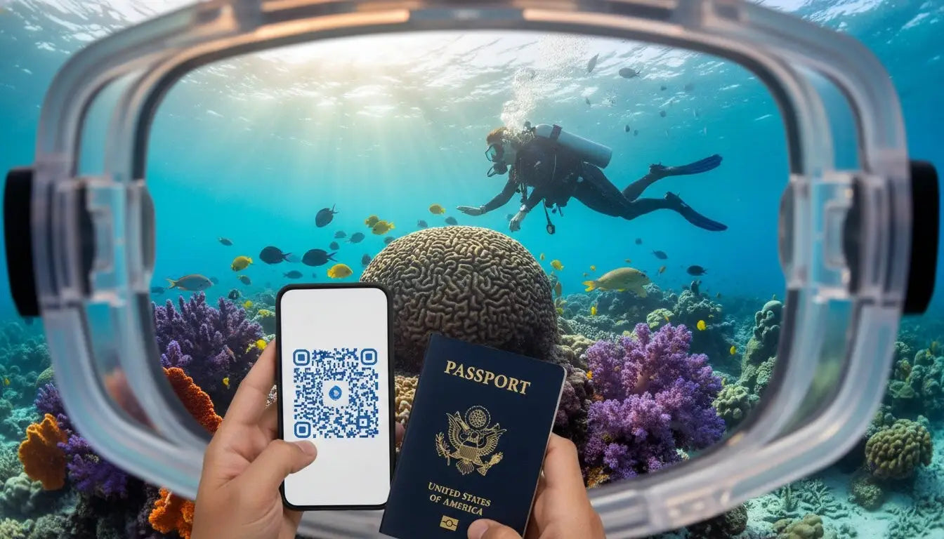 Passport and visa requirements for diving in Cozumel