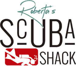 Roberta's Scuba Shack dive center logo, Cozumel, Mexico