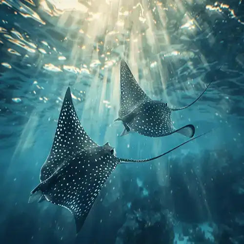 Cantarel Cozumel – Seasonal Eagle Ray Diving dive site in Cozumel, Mexico — underwater reef photo — gallery photo