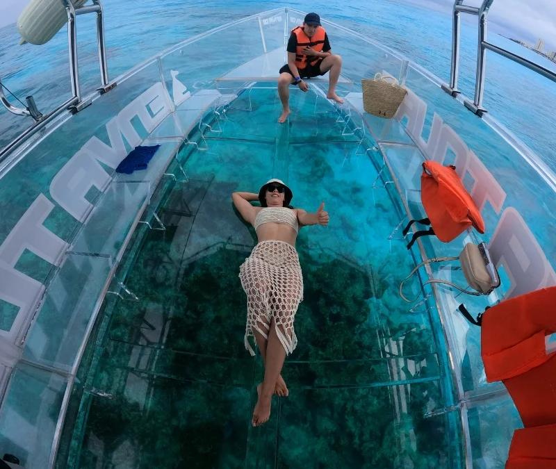 Clear Boat Cozumel by Transparent Boat Tours