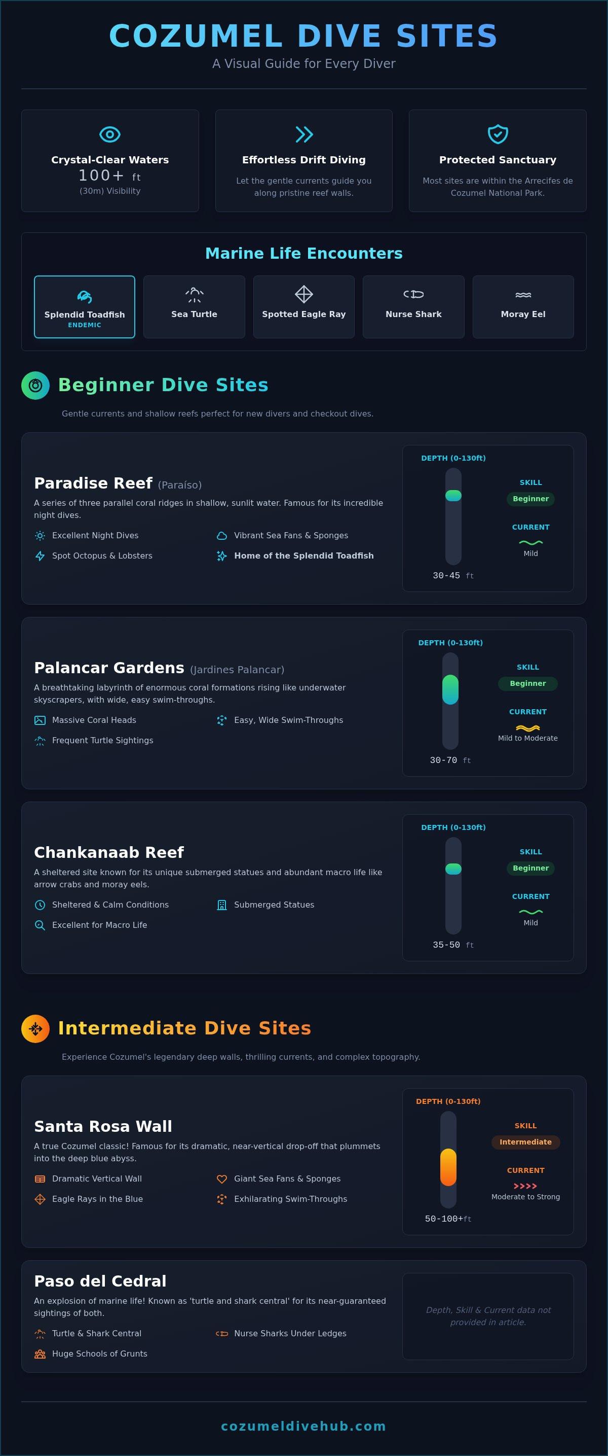 Cozumel dive sites