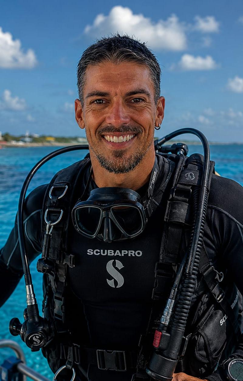 Daniel Lomonaco — freelance dive professional in Cozumel, Mexico — gallery photo