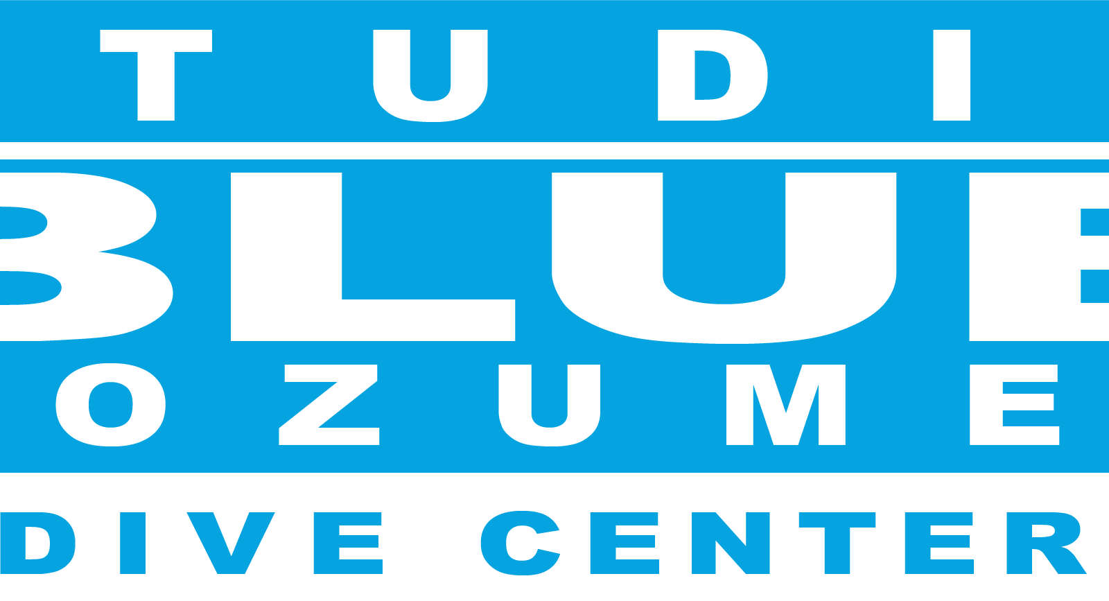 Studio Blue Cozumel dive center logo, Cozumel, Mexico