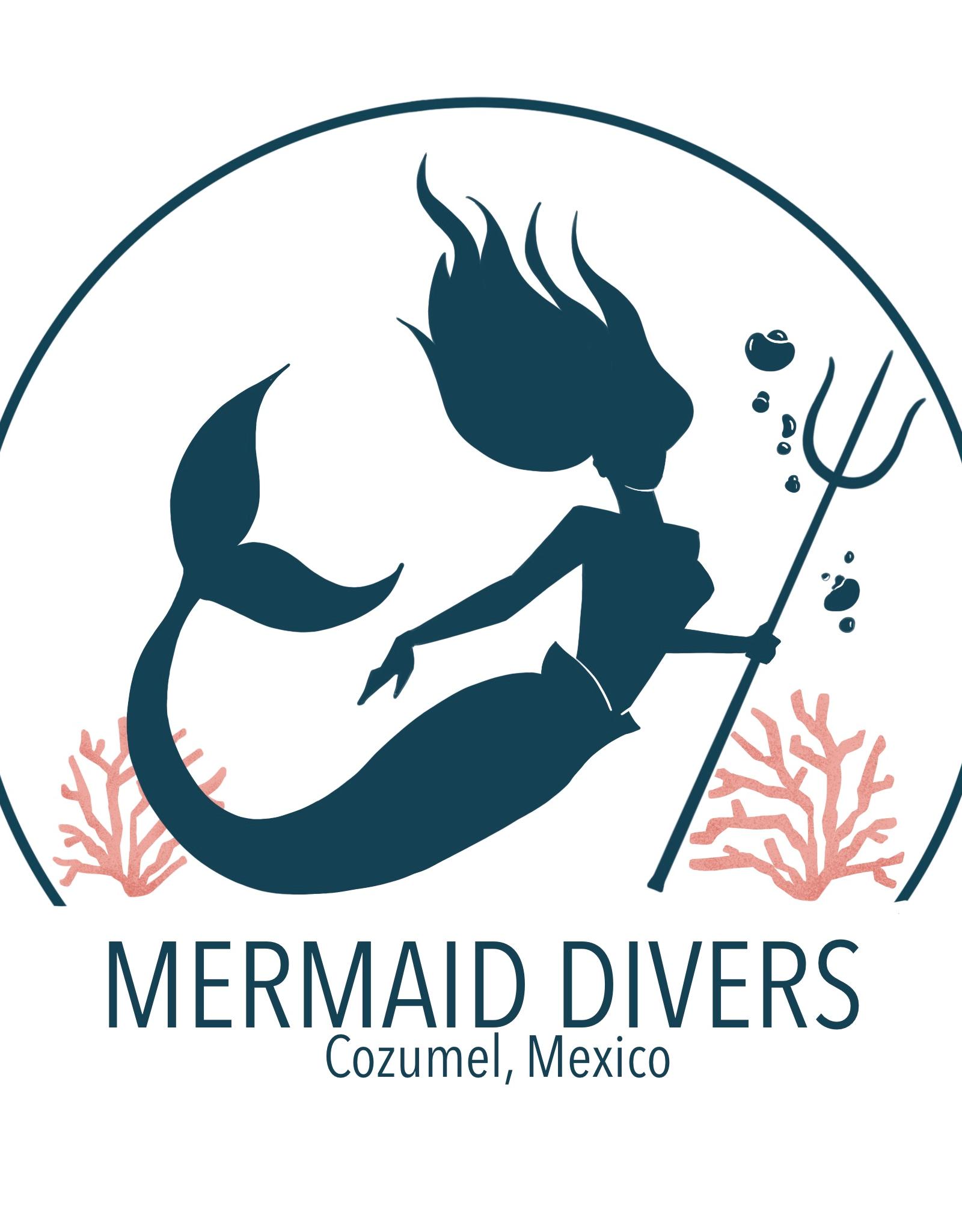 Mermaid Divers Cozumel dive center logo, Cozumel, Mexico
