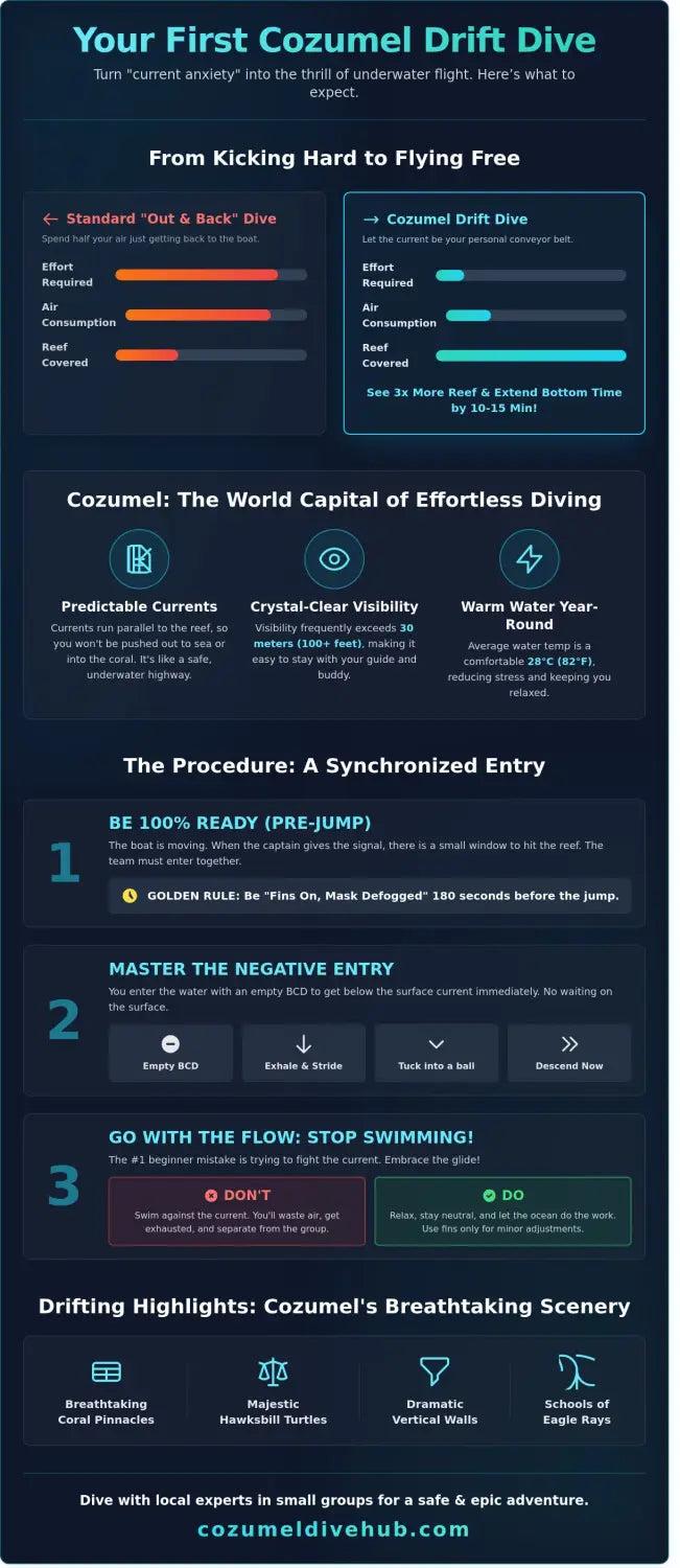 What to expect on your first drift dive